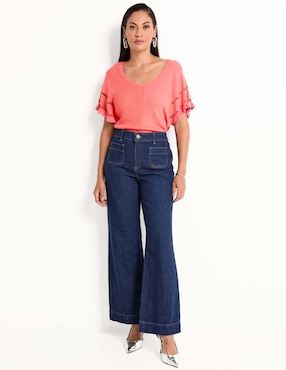 Suéter Chico's cuello redondo para mujer