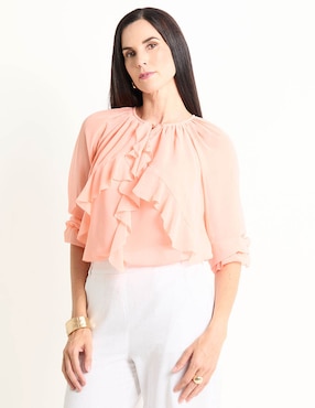 Blusa Chico's manga larga para mujer