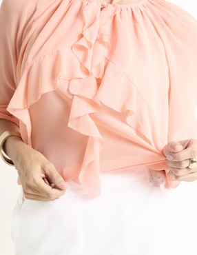 Blusa Chico's manga larga para mujer