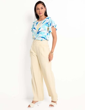 Blusa Chico's manga corta para mujer