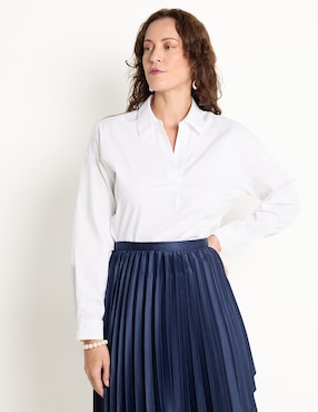 Blusa Camisera Chico's Manga Larga Para Mujer