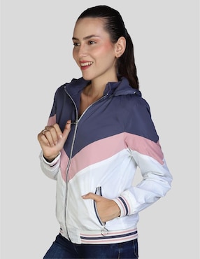 Chamarra casual American College USA para mujer