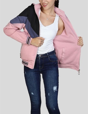 Chamarra casual American College USA para mujer