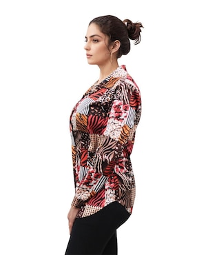 Blusa Eva Berry manga larga para mujer