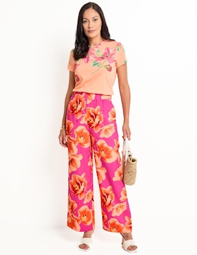 Pantalón easy pant Chico'S straight para mujer