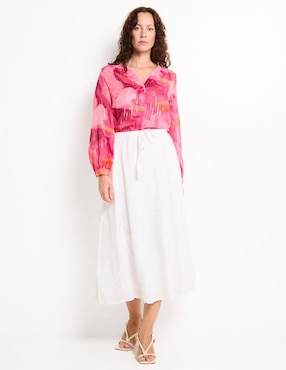 Blusa Chico's manga larga para mujer