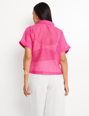 Blusa Chico's manga corta para mujer