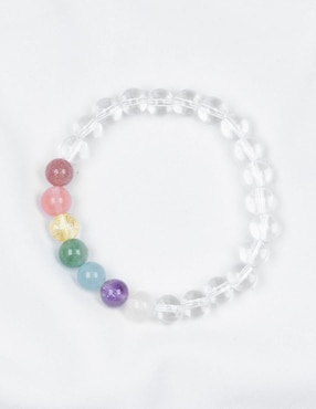 Pulsera Yoiko Blanco Claridad con acabado pulido