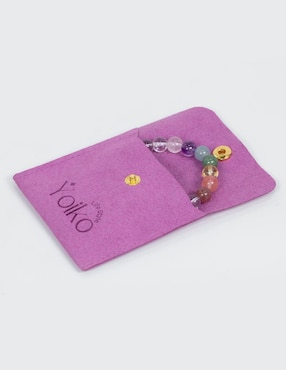 Pulsera Yoiko Blanco Claridad con acabado pulido