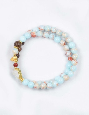 Pulsera Yoiko Shoushan Purifica con acabado pulido