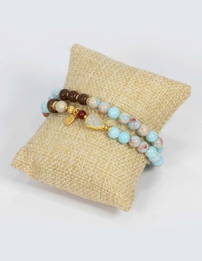 Pulsera Yoiko Shoushan Purifica con acabado pulido