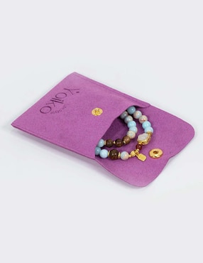 Pulsera Yoiko Shoushan Purifica con acabado pulido
