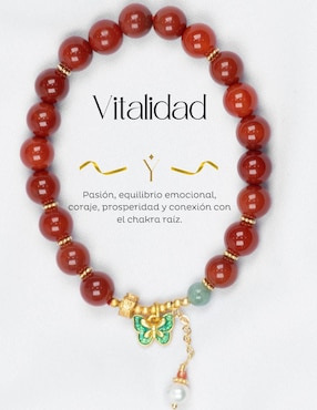 Pulsera Yoiko Jadeita Vitalidad con acabado pulido