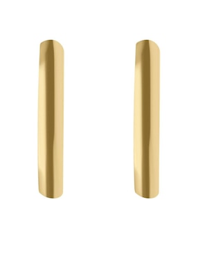 Aretes Huggies Redondo Juliet Aurel De Oro 14 K Con Acabado Lustre