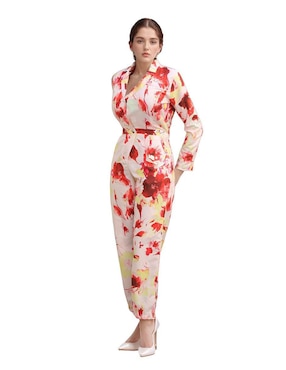 Jumpsuit Kosauki Moda Estampado Floral Para Mujer