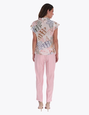 Blusa Charme manga corta para mujer