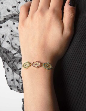 Pulsera Yoiko de baño de oro 14 K Lulu