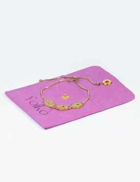 Pulsera Yoiko de baño de oro 14 K Lulu