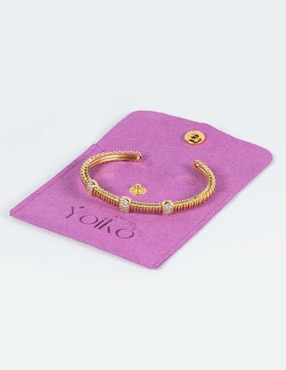Brazalete Yoiko de baño de oro 14 K Emmie