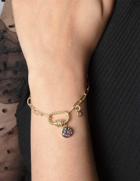 Pulsera Yoiko de baño de oro 14 K Iris