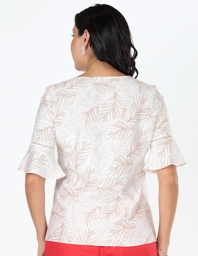 Blusa Margaret manga al codo para mujer