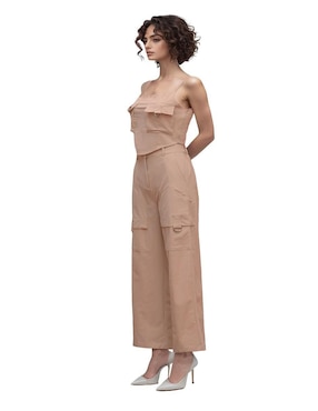 Conjunto Lucky Clover cargo de gabardina para mujer