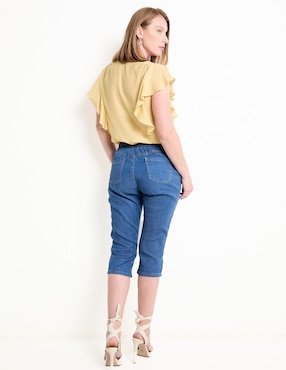 Pantalón Capri Damaia Atelier skinny para mujer