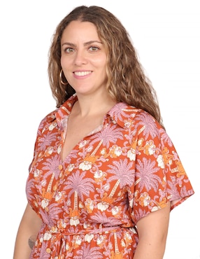 Vestido midi casual Duplan Petite Careyes para mujer