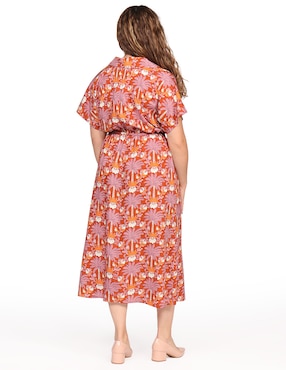Vestido midi casual Duplan Petite Careyes para mujer