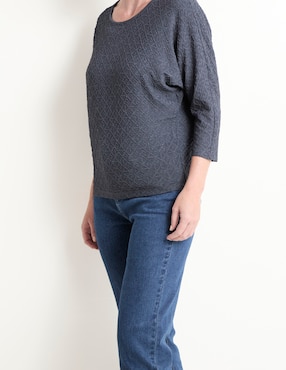 Blusa Chico's manga 3/4 para mujer