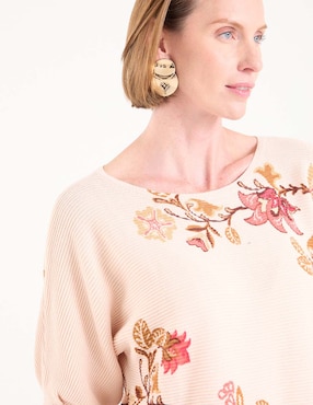 Suéter Chico's cuello redondo para mujer