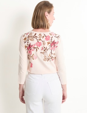 Blusa Chico's manga 3/4 para mujer