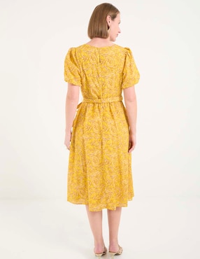 Vestido midi casual Talbots para mujer