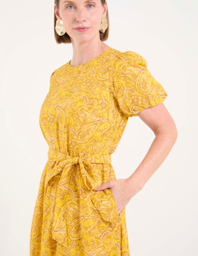 Vestido midi casual Talbots para mujer