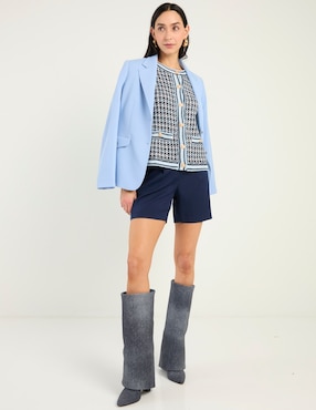 Suéter Talbots cuello redondo para mujer