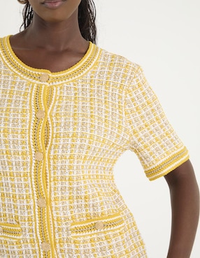 Suéter Talbots cuello redondo para mujer