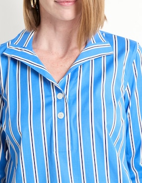 Blusa Talbots manga larga para mujer
