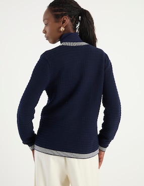 Suéter Talbots cuello V para mujer