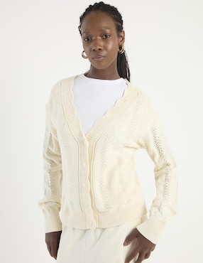 Suéter Talbots cuello v para mujer