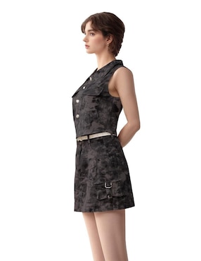 Conjunto Lucky Clover cargo de gabardina para mujer