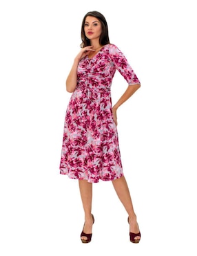 Vestido midi casual La Difference para mujer