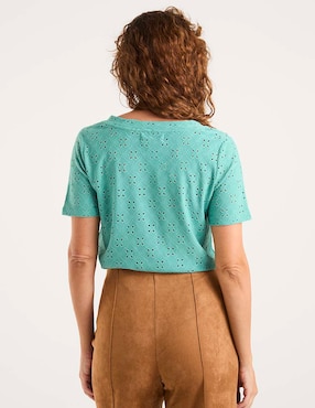 Blusa Morango manga corta para mujer
