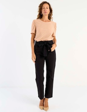 Playera manga corta Morango cuello redondo para mujer