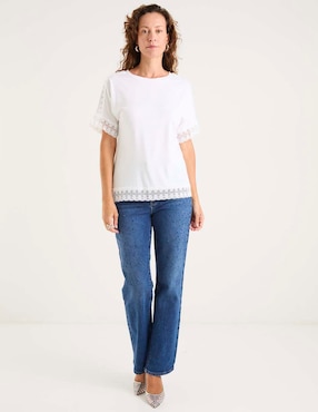 Blusa Morango manga corta para mujer