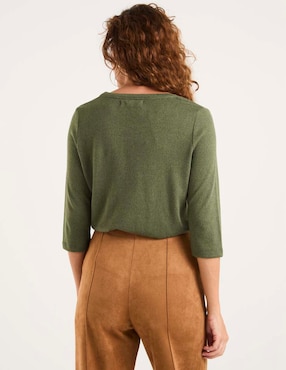 Blusa Morango manga 3/4 para mujer