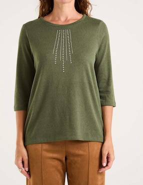 Blusa Morango manga 3/4 para mujer