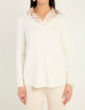 Suéter Chico's cuello v para mujer