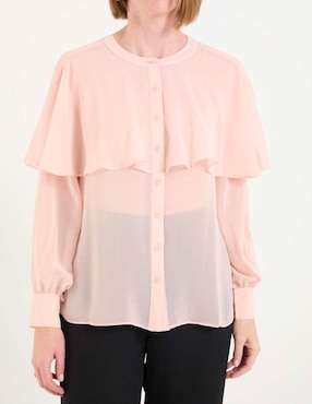 Blusa Chico's manga larga para mujer