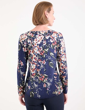 Suéter Chico's cuello ojal para mujer
