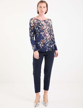 Suéter Chico's cuello ojal para mujer
